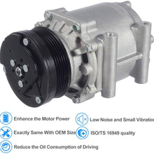 AUTEX AC Compressor & A/C Clutch CO 2486AC 77540 Replacement for Expedition Crown Victoria E-150 E-250 E-350 E-450 Lincoln Navigator Town Car Mercury Grand Marquis Marauder 4.2L 4.6L 5.4L 6.8L