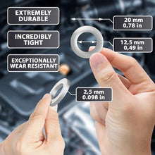 15pcs Oil Drain Plug Crush Washer Gasket Seal – 14mm Replacement for Hyundai/Kia - OEM 21513-23001 Fits Most Popular Models 2001-2022 by AUTOMAJOR