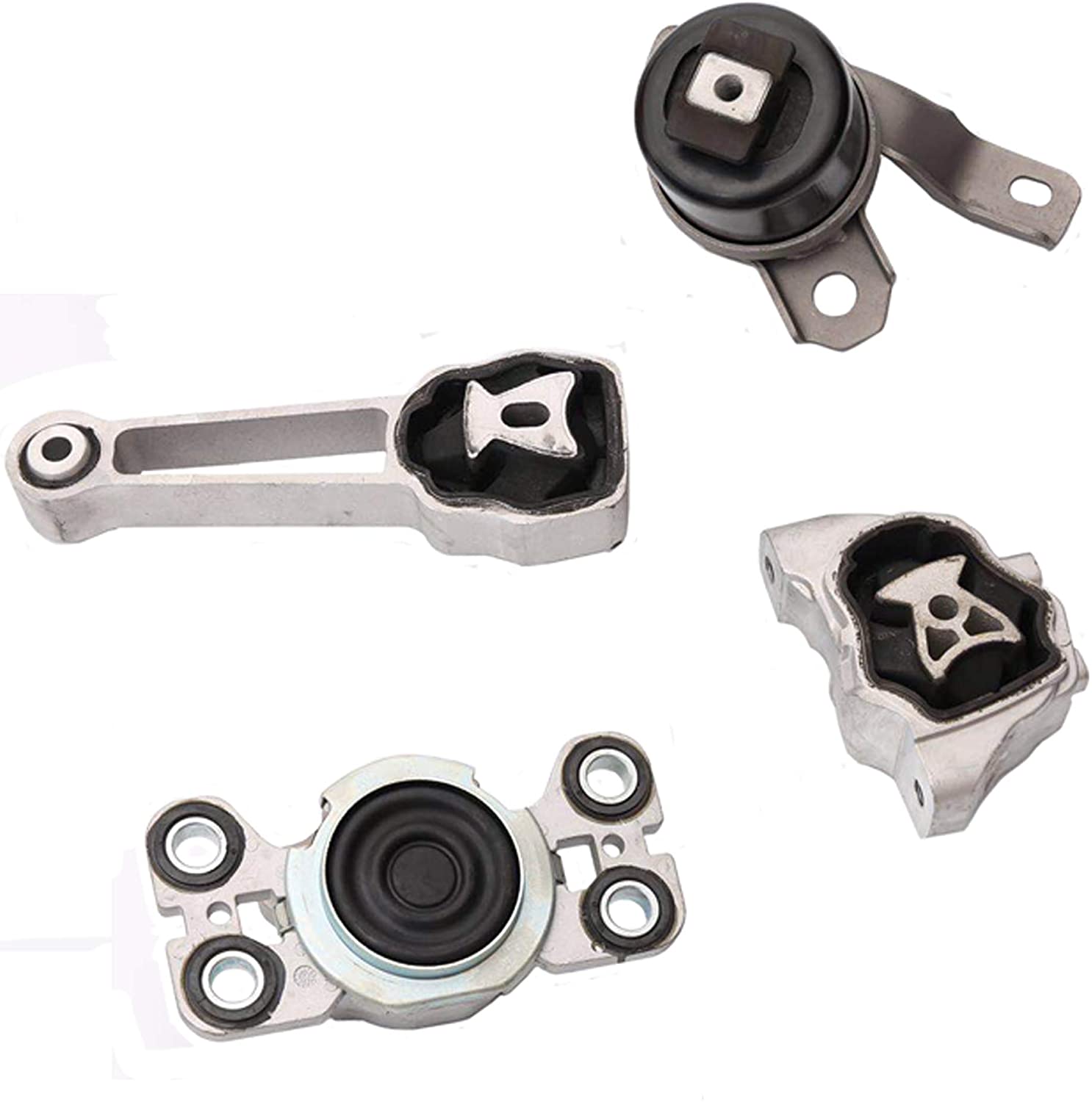 ADVANCE IGNITION Left and Front and Lower and Torque Strut Engine Motor Mount Set of 4PCS 4070 4071 MK167 MK168 Replacement For Volvo 08-16 S60 S80 V70 SC60 XC70 20008 2009-2014 2015 2016