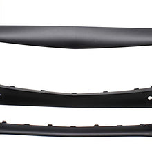 Front Bumper Cover Compatible with MERCEDES BENZ C300 2015-2018 Primed with IPAS Holes/Surround View (2017 Convertible/Coupe)/Sedan - CAPA