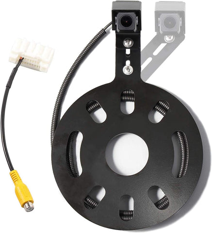 EWAY Backup Reverse Rear View Camera for Jeep Wrangler Compass Commander Liberty Patriot Grand Cherokee 2007-2018 Rubicon 2018-2020 Gladiator / with Spare Tire Adjustable Mount
