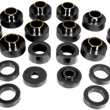 Prothane 1-104-BL Black Body Mount Bushing Kit for CJ8-26 Piece
