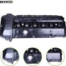 SCITOO Engine Valve Cover with Gasket 11127512839E Replacement for BMW X3 X5 Z4 325Ci 325Xi 330Ci BMW 525i 530i 2002-2006 Valve Cover Gasket Set