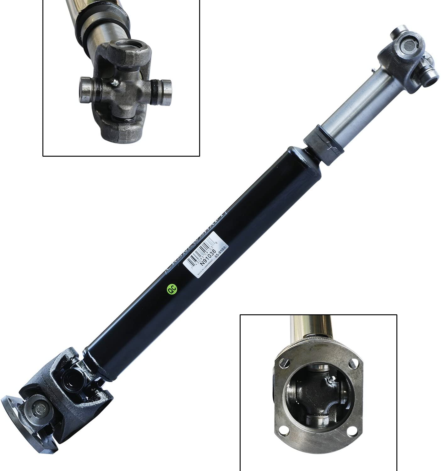 CRS N95401 New Prop shaft/Drive Shaft Assembly, Front, for 2003-2005 Dodge Ram 2500/ Ram 3500, L6 5.9L Eng. Diesel, w/4 Spd. A.T, about 16 1/2