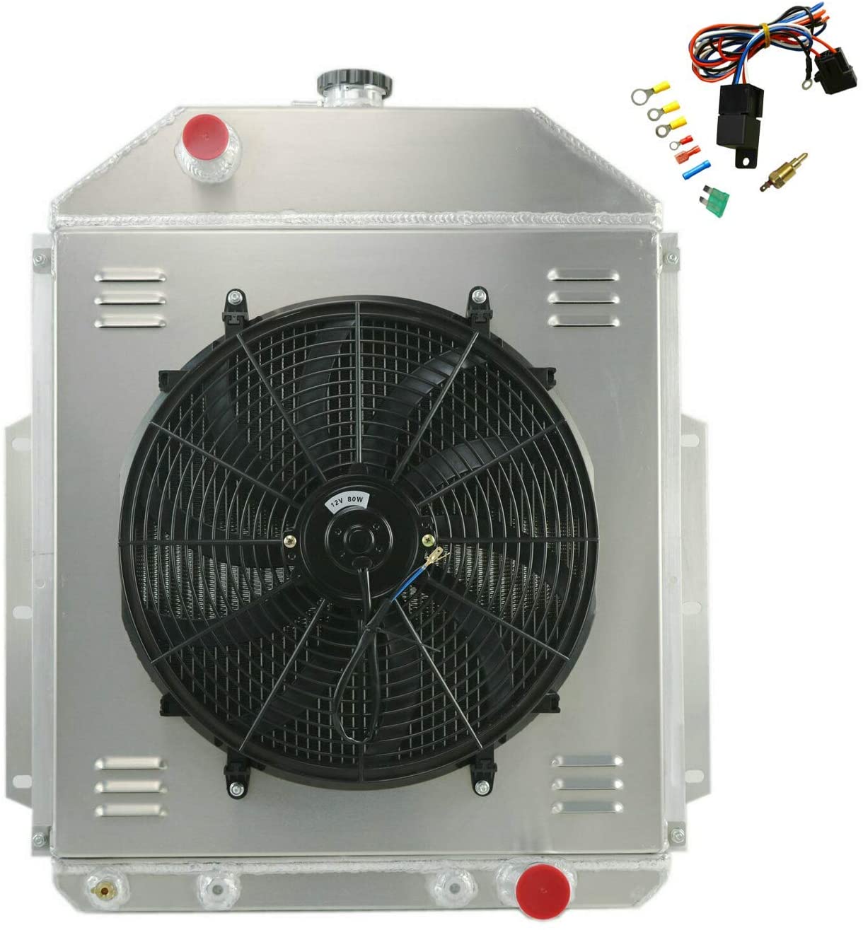 CoolingCare 4 Row Radiator +Shroud 16