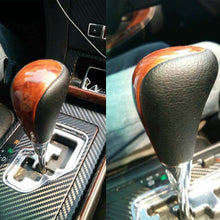 Pursuestar Black Leather Gear Shift Knob for Toyota Camry Crown RAV4 Land Cruiser Hiace Corolla Mazda Lexus ES RX GS is SC