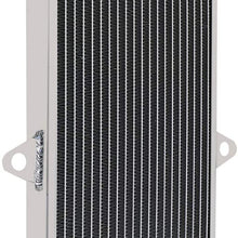 ALLOYWORKS 2 Row Core All Aluminum ATV Radiator For 1987-2007 Yamaha Banshee YFZ350 YFZ 350