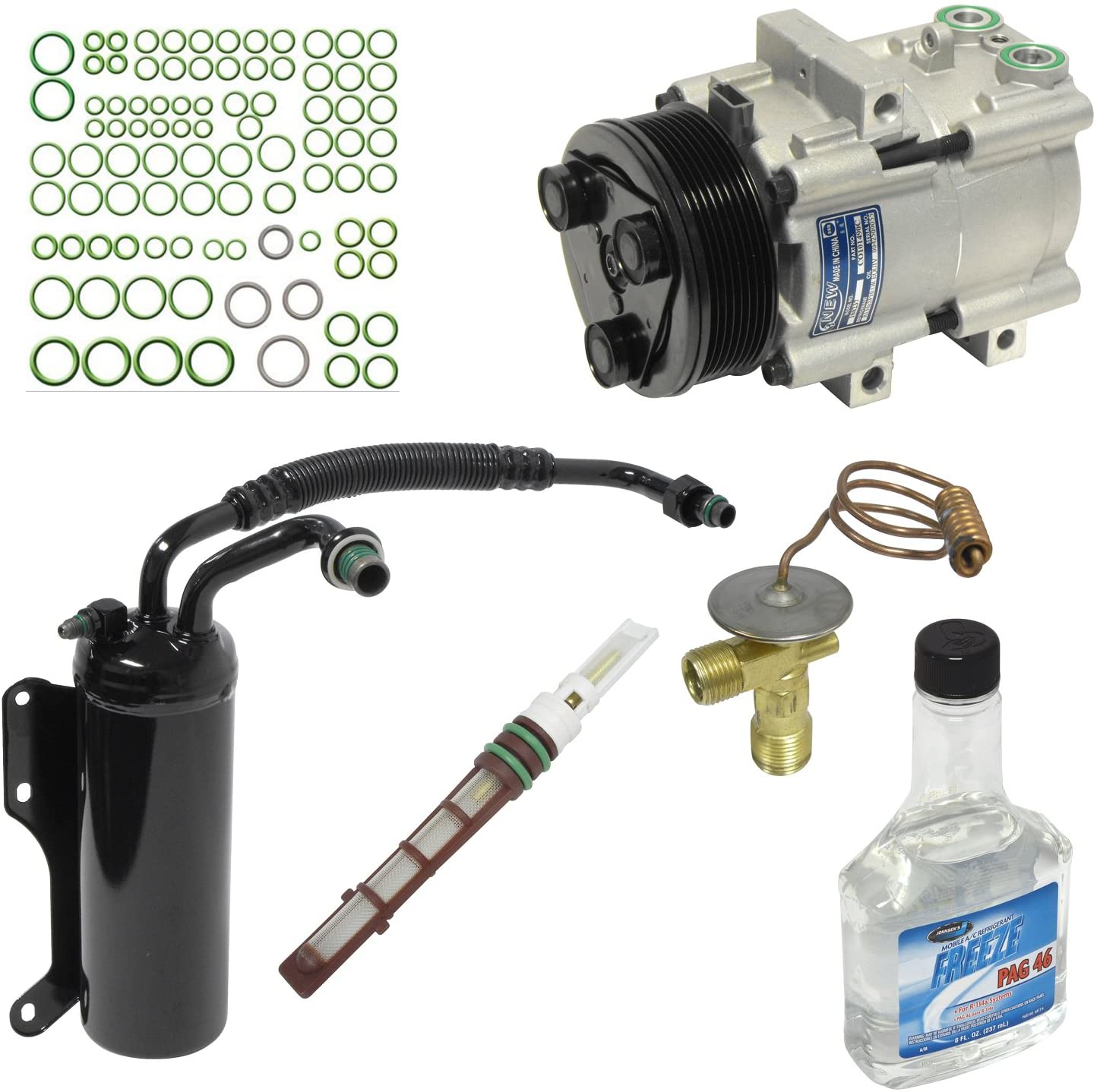 Universal Air Conditioner KT 1556 A/C Compressor and Component Kit