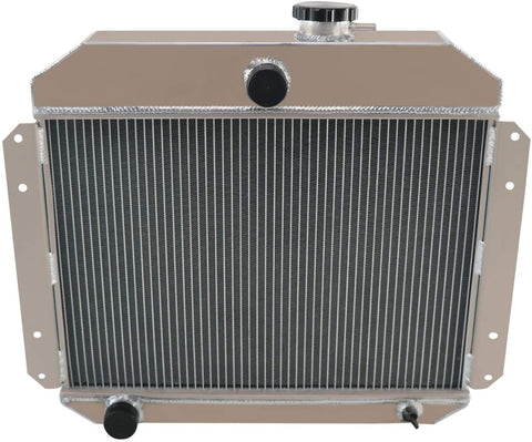 ALLOYWORKS 2 Row Aluminum Radiator For Jeep Willys 2.2L L4 2.6L L6 GAS 1951 1952 1953