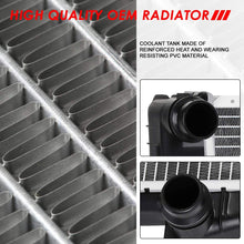 2594 Factory Style Aluminum Cooling Radiator Replacement for 01-06 BMW X5 3.0L AT