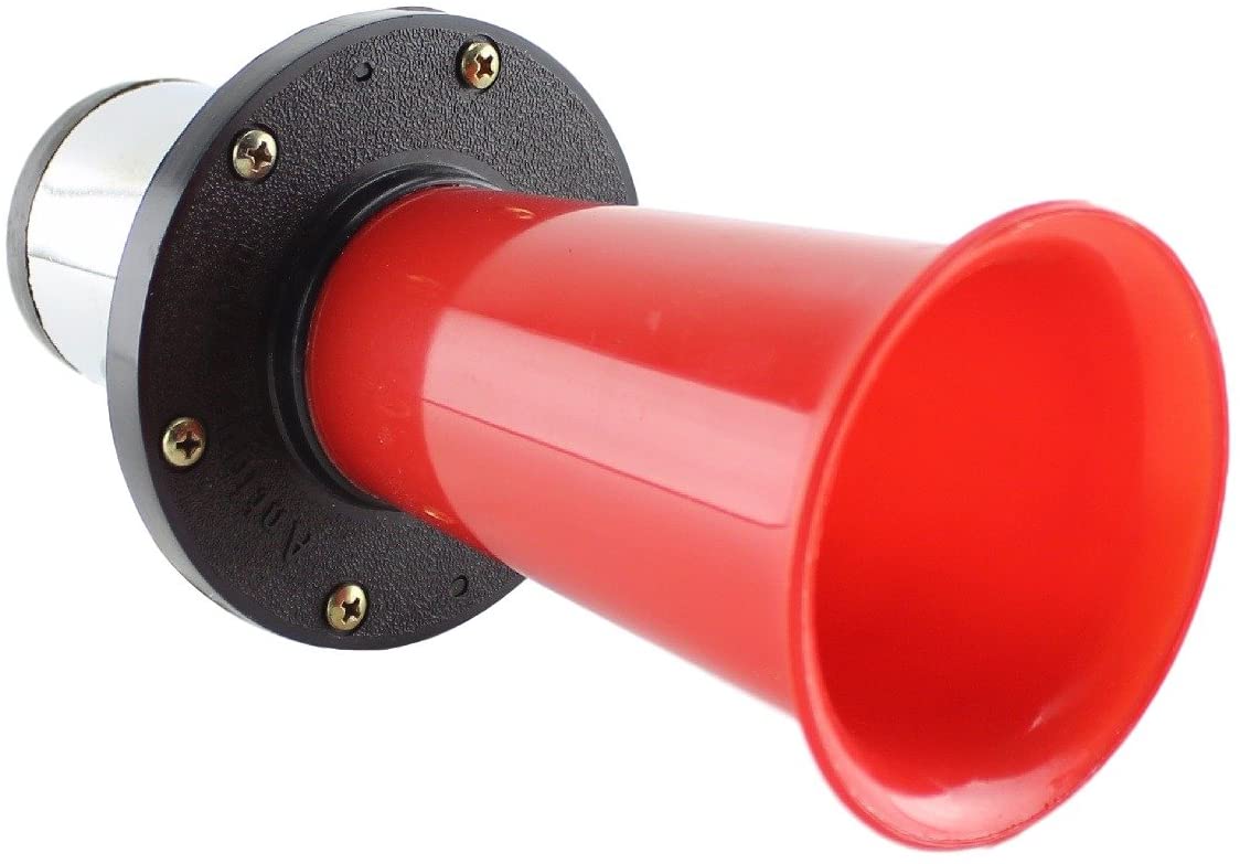 JC Performance Red AHoooga 12V Electric Driven Horn Vintage Klaxon Style
