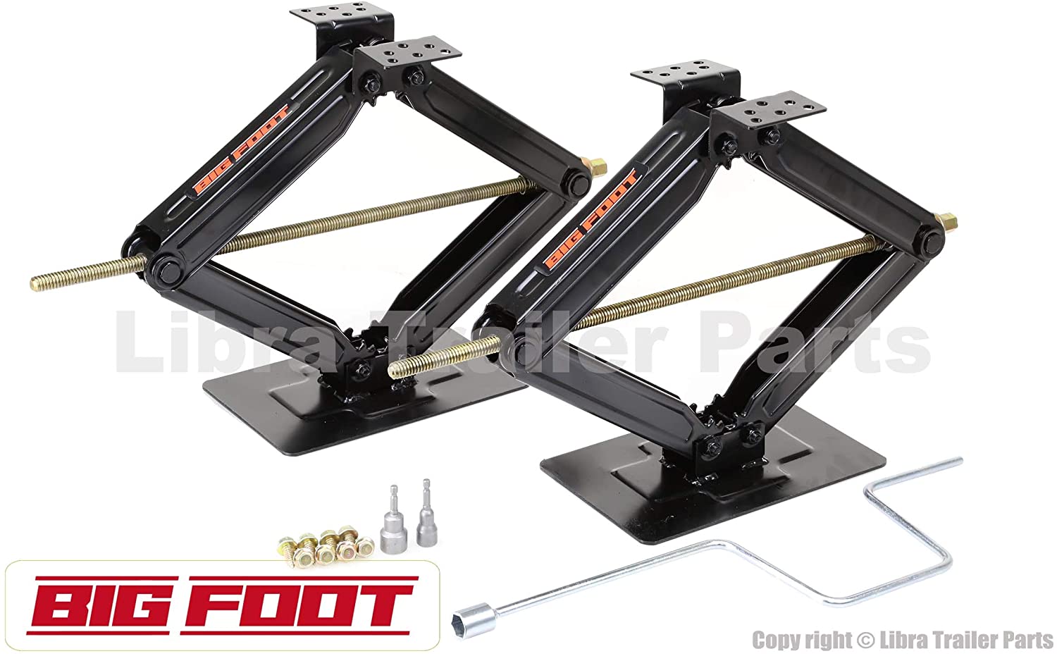 LIBRA Set of 2 Bigfoot 5000 lb 24