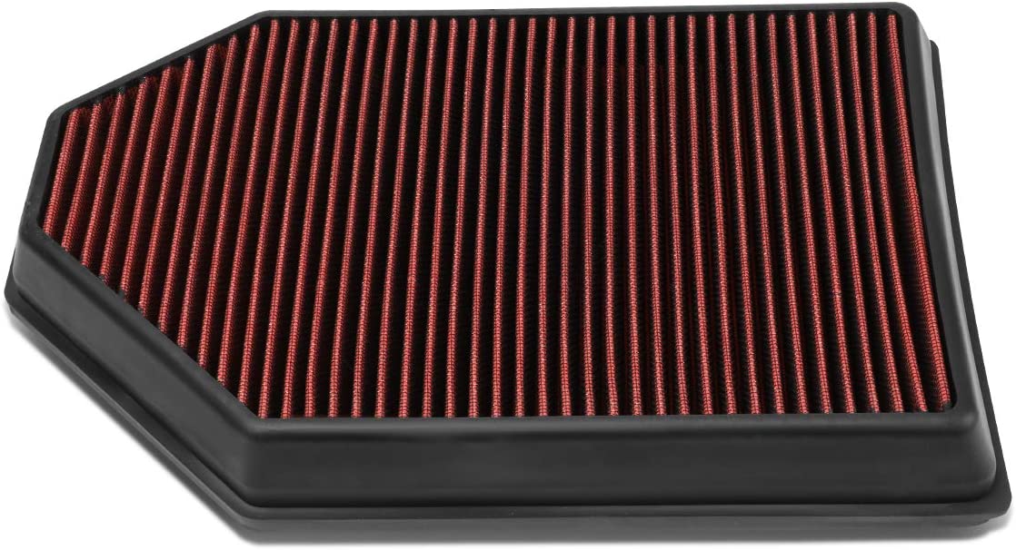 DNA Motoring AFPN-173-RD Red Panel Air Filter For 11-18 Charger/Challenger