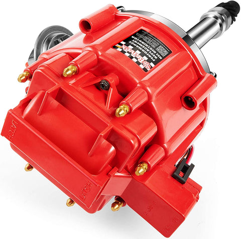 HEI Distributor - Ignition Distributor for Chevy GM SBC BBC V8 283 305 307 327 350 400 Small Blocks and 396 427 454 (65k-75k Coil, 7500RPM-9000RPM)