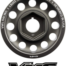 VMS RACING 05-06 Light Weight Billet Aluminum Crankshaft CRANK PULLEY Compatible with Acura RSX Type S DOHC K20Z1 2005-2006 4G63 Engines ONLY OEM SIZE (uses same belts)
