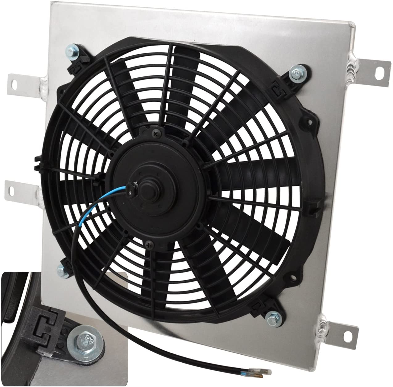 Civic Eg Ek Sedan Coupe Hatchback Del Sol Automatic AT Aluminum Radiator Fan Shroud Kit