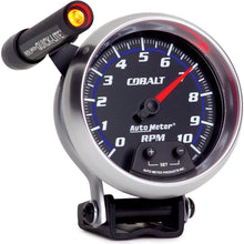 Auto Meter 6290 Cobalt 3-3/4" 10000 RPM Pedestal Mount Tachometer Mini-Monster