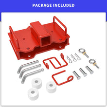 Maxiii Clamp On Forklift Hitch Receiver Dual Pallet Forks Trailer Towing Adapter 2" Insert Capacity 6500lbs Attachments