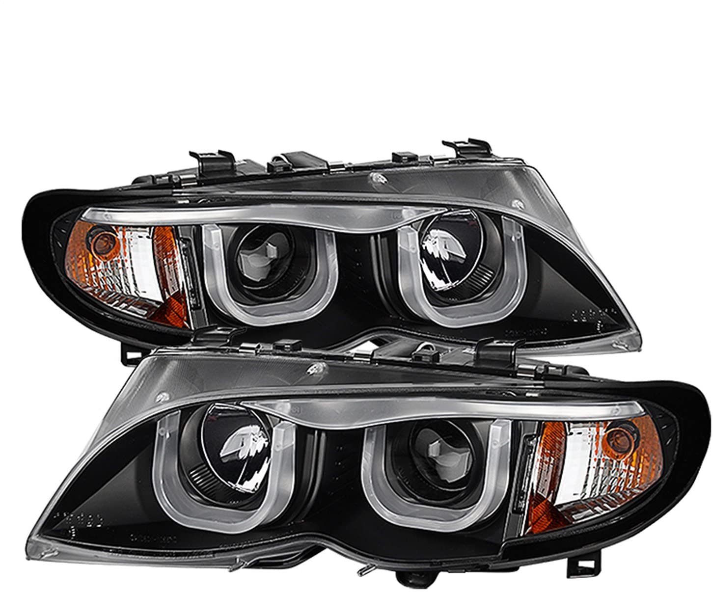Spyder Auto 5031877 Projector Style Headlights Black/Clear