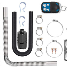 Happybuy 5KW Diesel Air Heater All in One 12V Diesel Parking Heater Muffler 5000W Diesel Heater Remote Control with LCD Switch for RV Motorhome Bus and Trailer