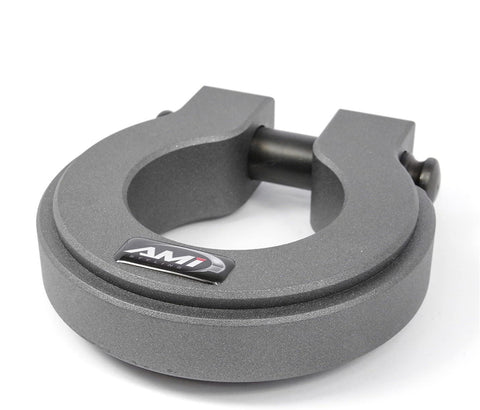 All Sales AMI 8804AM Demon Hook- Round D-Ring Anthracite Metallic, 1 Pack