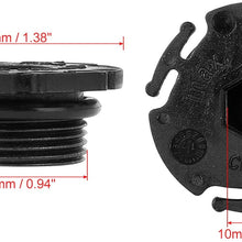 X AUTOHAUX 3pcs ABS Car Engine Oil Drain Plug Replacement 11137605018