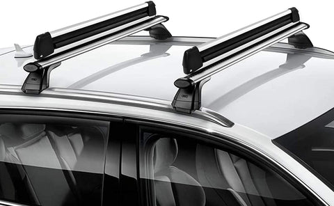 Accessories Car Ski Snowboard Roof Racks, Universal Ski Roof Rack Carriers Snowboard Top Holder, Lockable Fit Most Vehicles Equipped Cross Bars