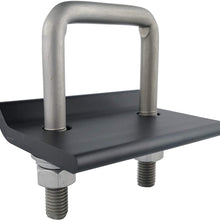 TOPTOW 64707 Trailer Hitch Tightener Anti Rattle Clamp for 1.25 Inch and 2 Inch Receiver Hitches, Black Aluminum Stabilizer Plate, 2 Packs