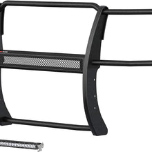 ARIES 2170018 Pro Series Black Steel Grille Guard with Light Bar, Select GMC Sierra 1500