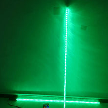 4ft Brightest RGB LED Whip Lights in Spiral Tube Blue-tooth App Control 2 Pieces