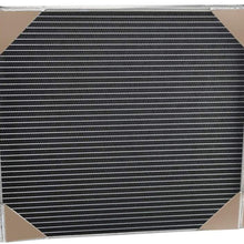 CoolingSky 3 Row All Aluminum Radiator +Fan Shroud Combo & Thermostat Realy Kit for 2007-2017 Jeep Wrangler JK 3.6 3.8 V6