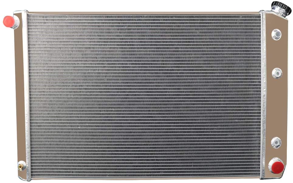 CoolingSky 52MM 3 Row Core Aluminum Radiator for 1973-1991 Chevy GMC C/K Pickup 10 20 30丨R/V Series Truck 5.7 6.6 7.4L 350 400 454 Engine