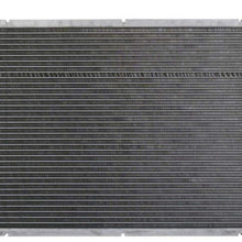 Deebior AT Aluminum/Plastic Radiator Compatible With 1987-93 LLV 1985-93 S10 2.5L 1985-88 S10 Blazer 2.5L 1985-90 GMC S15 2.5L 1985-88 GMC S15 Jimmy 2.5L