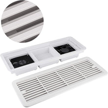 Caravan Vent Fan, White ABS RV Vent Fan, Low Decibel Yacht Camper for RV Trailer