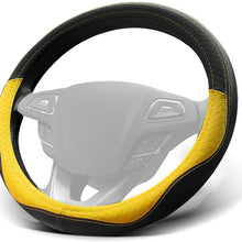 WinPower Car Steering Wheel Cover Microfiber Leather Universal 15 inch for Car Truck SUV,Blue