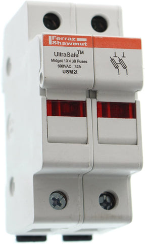 Fuse Block, Midget and CC Class, 30A, 2 Pol