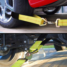 Axle Tie Down Strap, KJE 2"X36" Premium Axle Tie Down Strap with D-Ring Up to 10000lbs Capacity and Protective Sleeve-High Tension Proof & Heavy-Duty