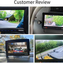 Fookoo Ⅱ HD 1080P Wired Backup Camera System Kit, 9 inch 1080P Reversing Monitor IP69 Waterproof Rear View Camera, Sharp CCD Chip, Parking Lines,Truck/Trailer/Box Truck/RV (DY901)