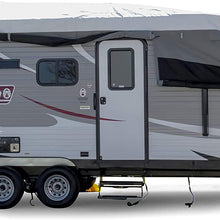 Camco ULTRAGuard Supreme RV Cover-Extremely Durable Design Fits Travel Trailers 22' -24', Weatherproof with UV Protection and Dupont Tyvek Top (56128)
