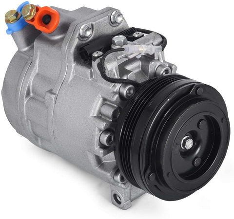 Bestauto CO 11156C 64529158039 CSV717 Universal Air Conditioner AC COMPRESSOR & CLUTCH 11156 for 2004-2006 BMW X5 4.4L 4.8is 98442 64526917864