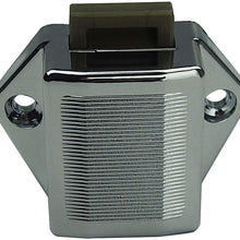 XinQuan Wang Rarelock ABS Diameter 20mm Mini Chrome Plated Push Catch Push Latch RV Caravan Motorhome Boat Yacht Push Knob Lock ZS01-CH aa