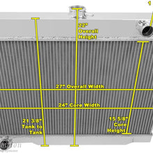 Champion Cooling, 3 Row All Aluminum Radiator for Jeep CJ Series, CC583