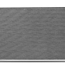 DNA Motoring OEM-RA-13197 13197 OE Style Bolt-On Aluminum Core Radiator Replacement