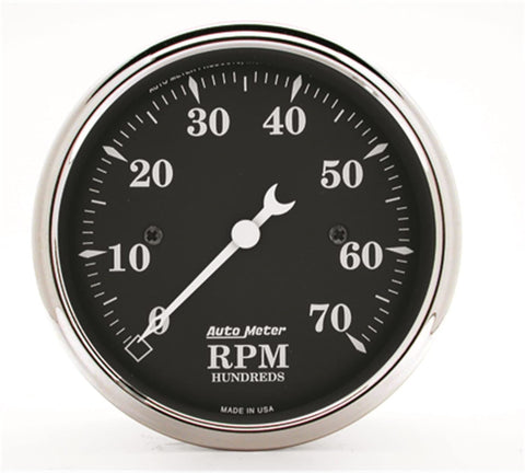 AUTO METER 1798 Old TYME Black Electric Tachometer