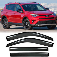 Audrfi 4pcs Side Window Deflector Window Visors for 2013-2018 Toyota RAV4 Sun Rain Guard Ventvisor