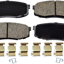 PT Auto Warehouse PT1304 - Ceramic Disc Brake Pad Set - Rear