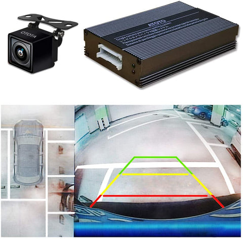ATOTO AC-SC3601 Single-Camera-Based Surround View Rearview Parking System - Use Panoramic Image Stitching Tech - Bird's-Eye View of Surroundings - Easy Installation