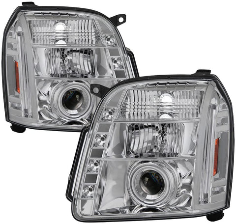 2008-2011 GMC YUKON HYBRID HALO PROJECTOR HEADLIGHTS PAIR