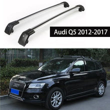 KPGDG Fit for Audi Q5 2012-2017 Lockable Baggage Luggage Racks Roof Rack Rail Cross Bar Crossbar - Silver