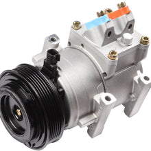 ECCPP AC Compressor with Clutch Replacement for CO 11340C 2011-2013 for Ford Fiesta 1.6L